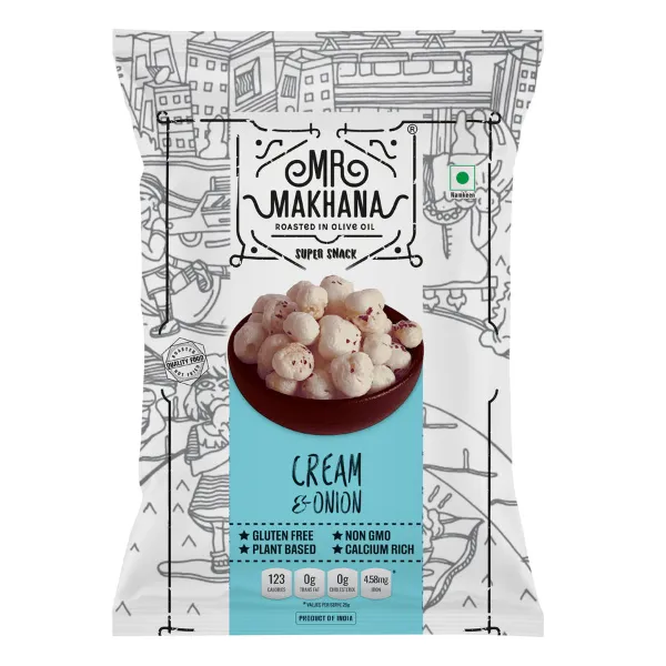 Mr. Makhana Cream & Onion Makhana
