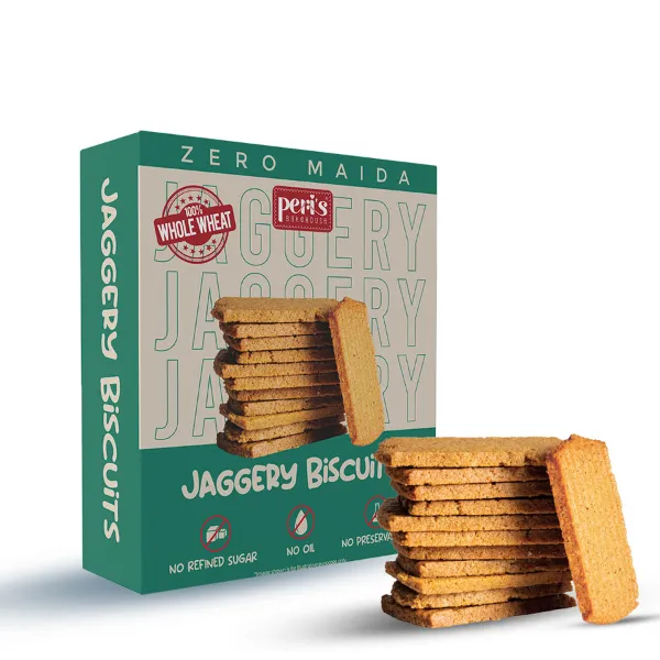 Peri's Bakehouse Wholewheat Jaggery Biscuits